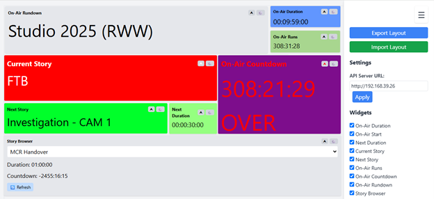 Web-based timer widgets for PCR operation